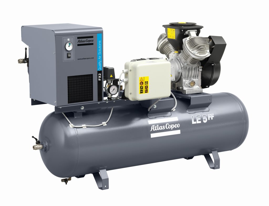 2-10hp single-stage oil-free & lubricated piston compressors ...